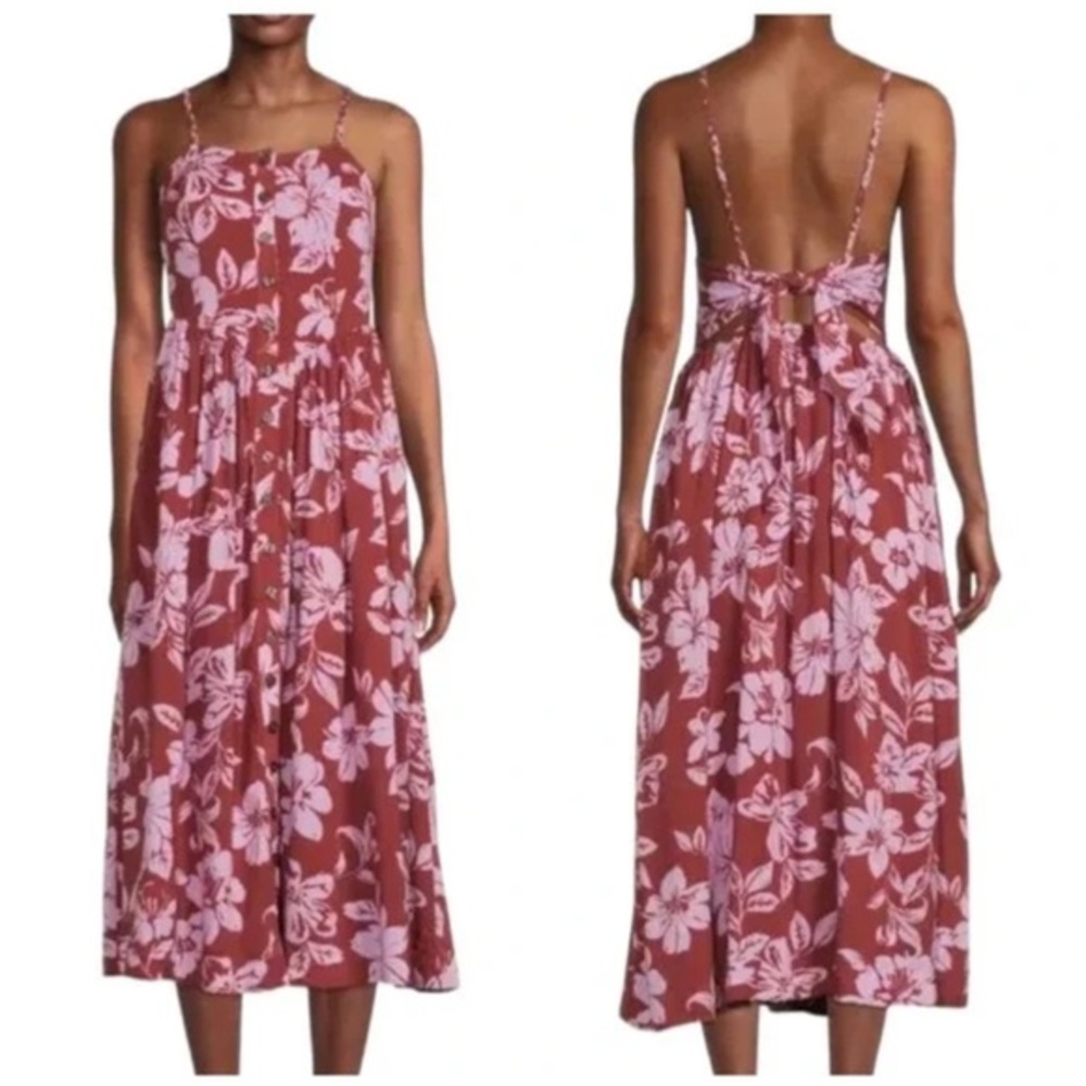 NWOT Free People The Perfect Sundress in watermelon combo